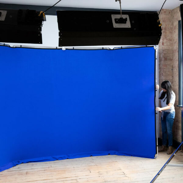 Manfrotto Fond Panoramique bleu (4m) – Image 3