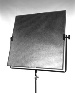 Réflecteur double face 50x50cm Argent doux/dur sur lyre